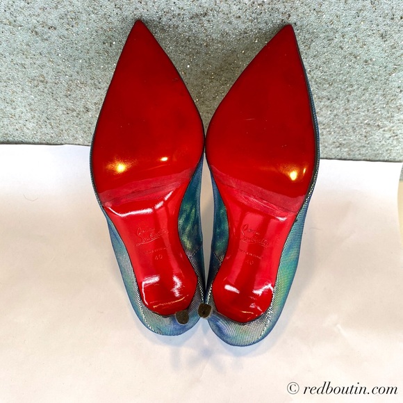 ♥️ Sold LOUBOUTIN Tissu Scarabe So Kate 120 pump - Picture 6 of 8